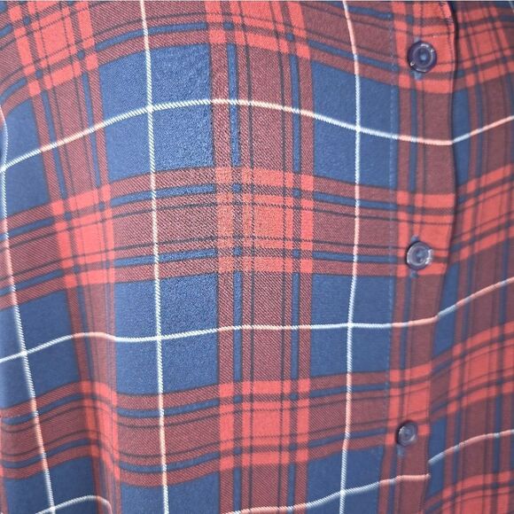 City Chic Plaid Button-Up Shirt Dress – Size Medium/18 (NWT) - Picture 13 of 16